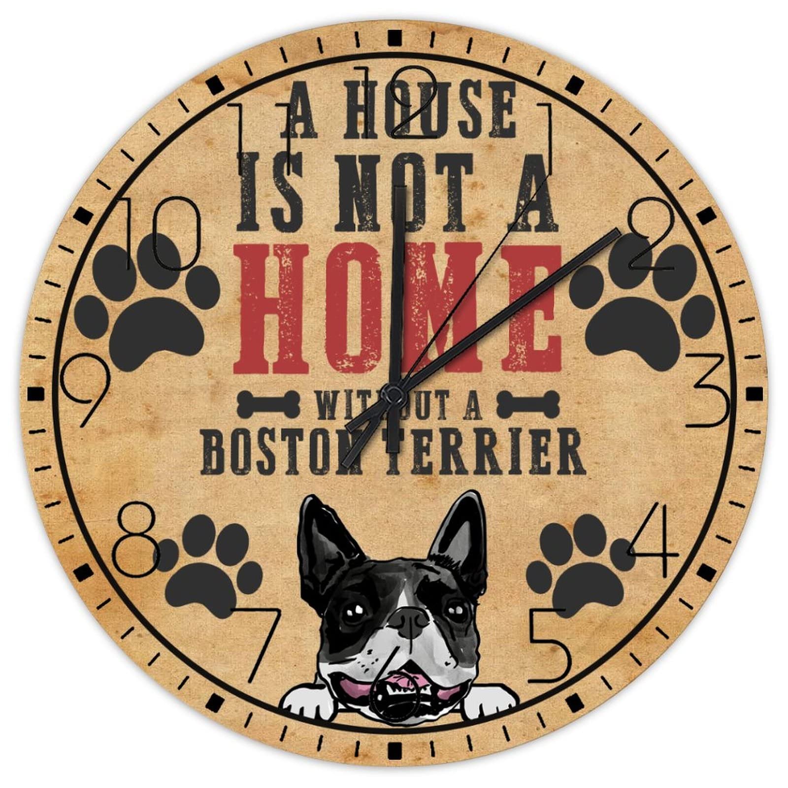 Horloge murale en bois à suspendre aux finitions rétro pour décoration raffinée