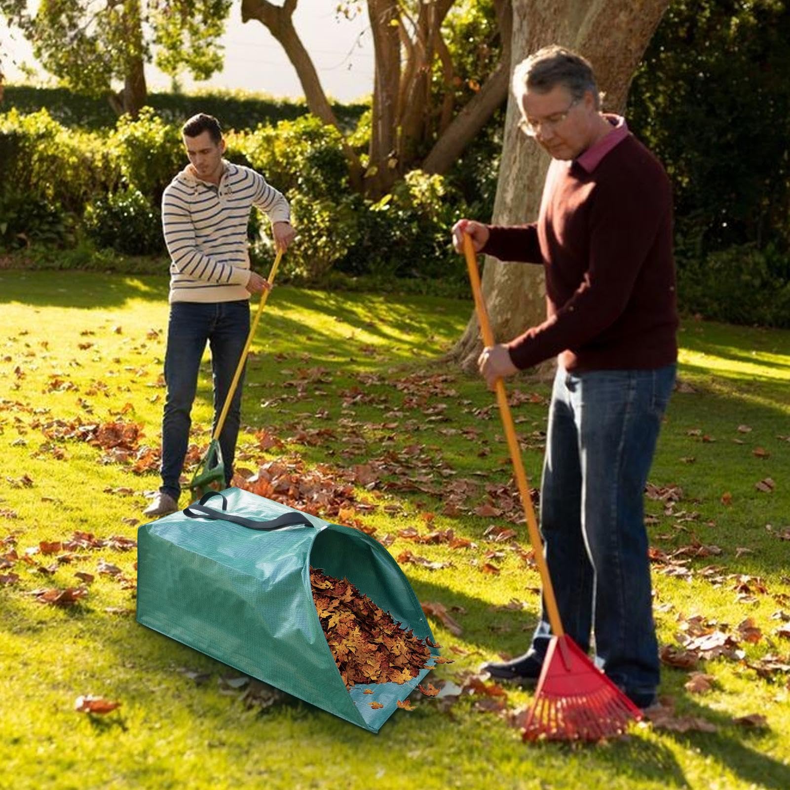 Laubbeutel Wiederverwendbar – 150 Liter, Faltbar & Robust, Für Gartenabfälle, Blätter & Rasenschnitt