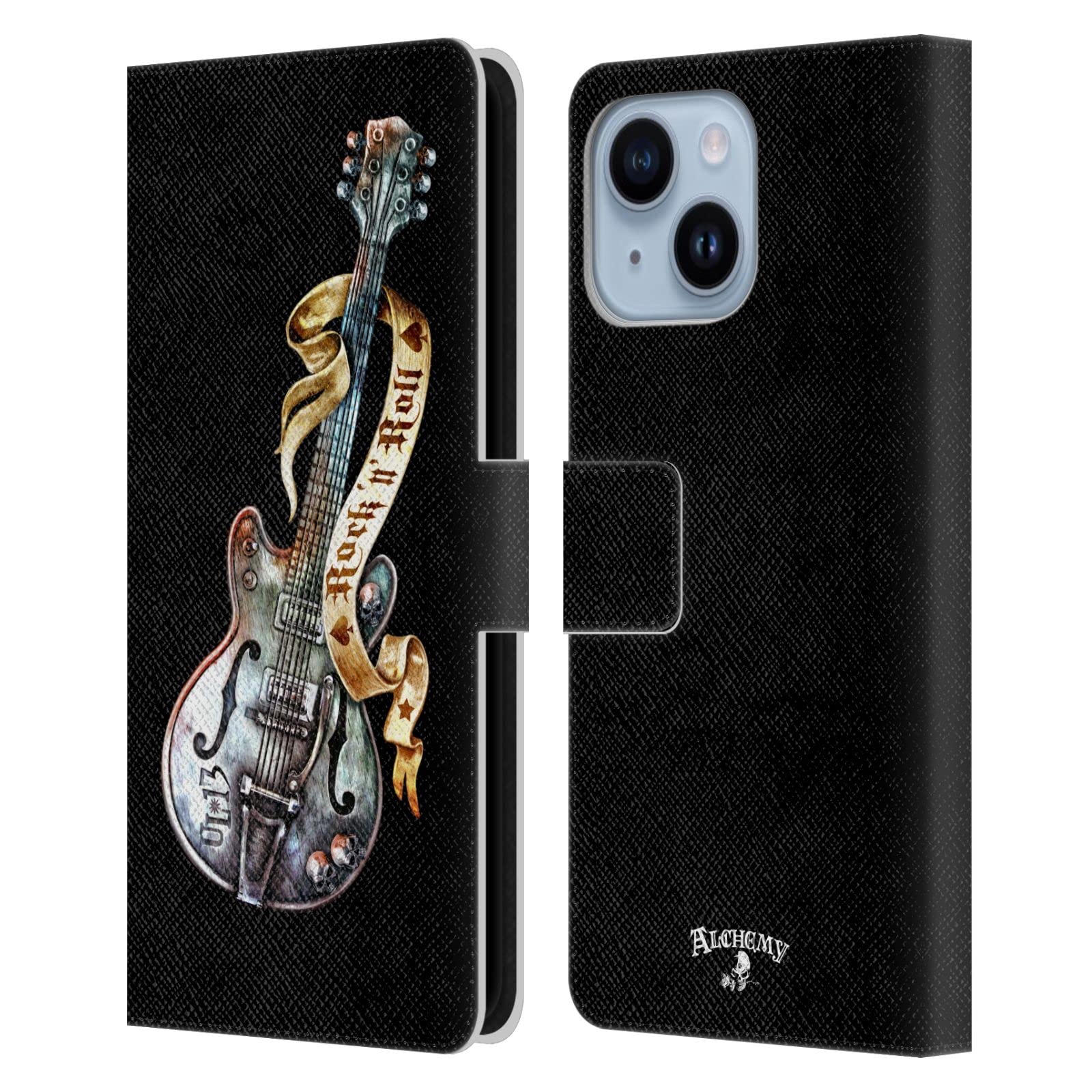 Étui portefeuille iPhone 14 Plus pour sorties et concerts rock - 7