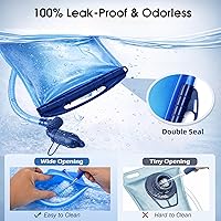 Vista 3 de 2 Pack Hydration Backpack Pack with 2L Hydration Bladder, TNYSPORT Lightweight Breathable Water Backpack with 3 Layer Pockets, Reinforced Shoulder