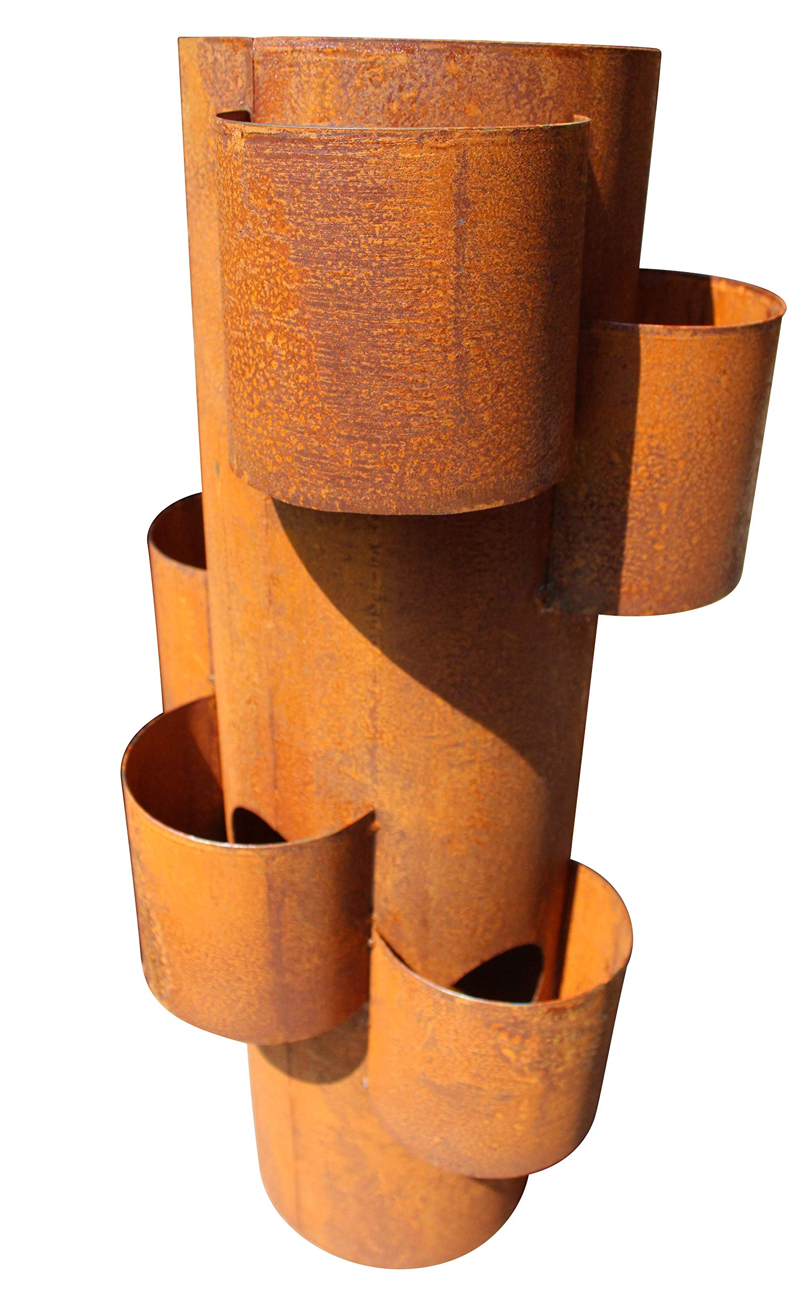 Bornhft Kruterspirale Kruterschnecke Kruterbeet Kruterturm 68cm hhe  Metall Pflanzspirale Gartendekoration Spirale Blumenpyramide (Rost):  Amazon.de: Garten