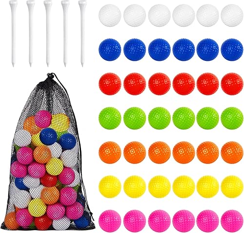 100 pelotas de práctica de golf de espuma, suaves pelotas de entrenamiento de golf, sensación realista, pelotas de golf de práctica de vuelo
