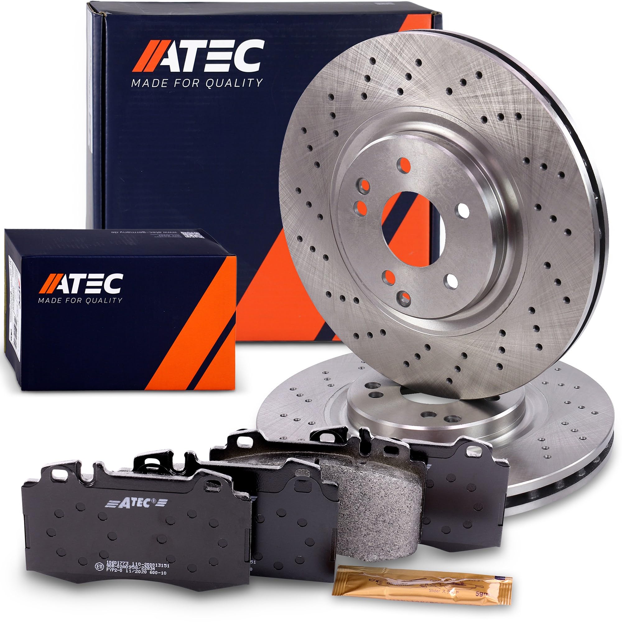 ATEC Bremsenset Vorderachse Mercedes E-Klasse W211 - 295mm Belüftet + Bremsbeläge