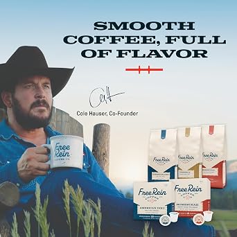 Free Rein Coffee Company Medium Roast Bundle, Texas Pecan and Homestead Ground Coffee Smooth & Balanced Coffee Flavor, 12oz Bags (Pack of 2)