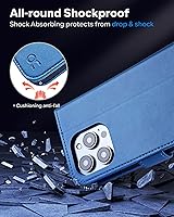 Vista 13 de OCASE Compatible with iPhone 14 Pro Max Wallet Case, PU Leather Flip Folio Case with Card Holders RFID Blocking Stand [Shockproof TPU Inner Shell]