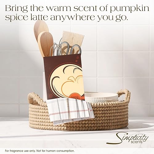 Miniatura 4 de Paquete de 6 sobres perfumados con leche de calabaza y especias, otoño e invierno, bolsas perfumadas de larga duración, fragancia para el hogar,