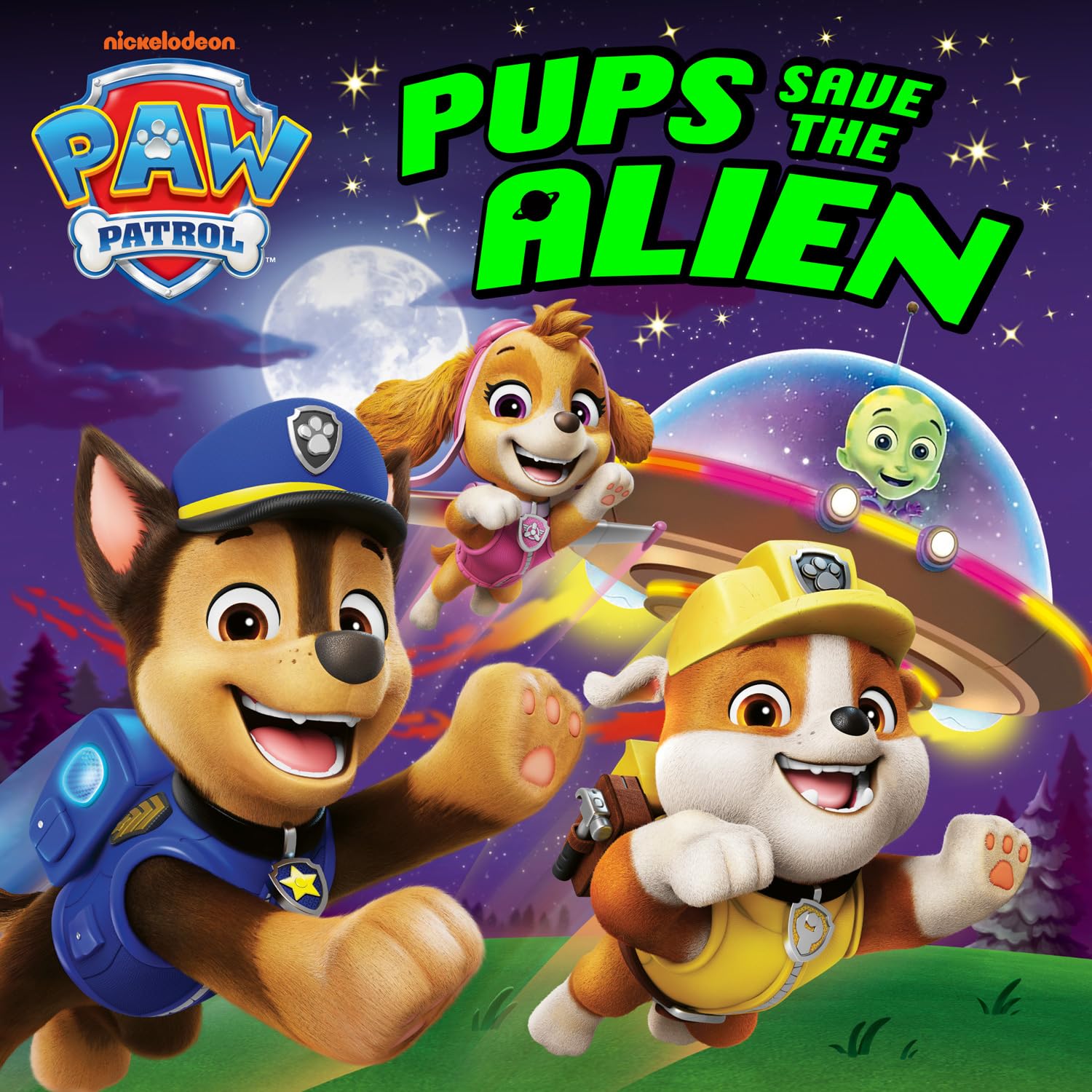 PAW Patrol Pups Save the Alien Picture Book: New space alien adventure! Perfect for fans of the hit Nickelodeon TV show