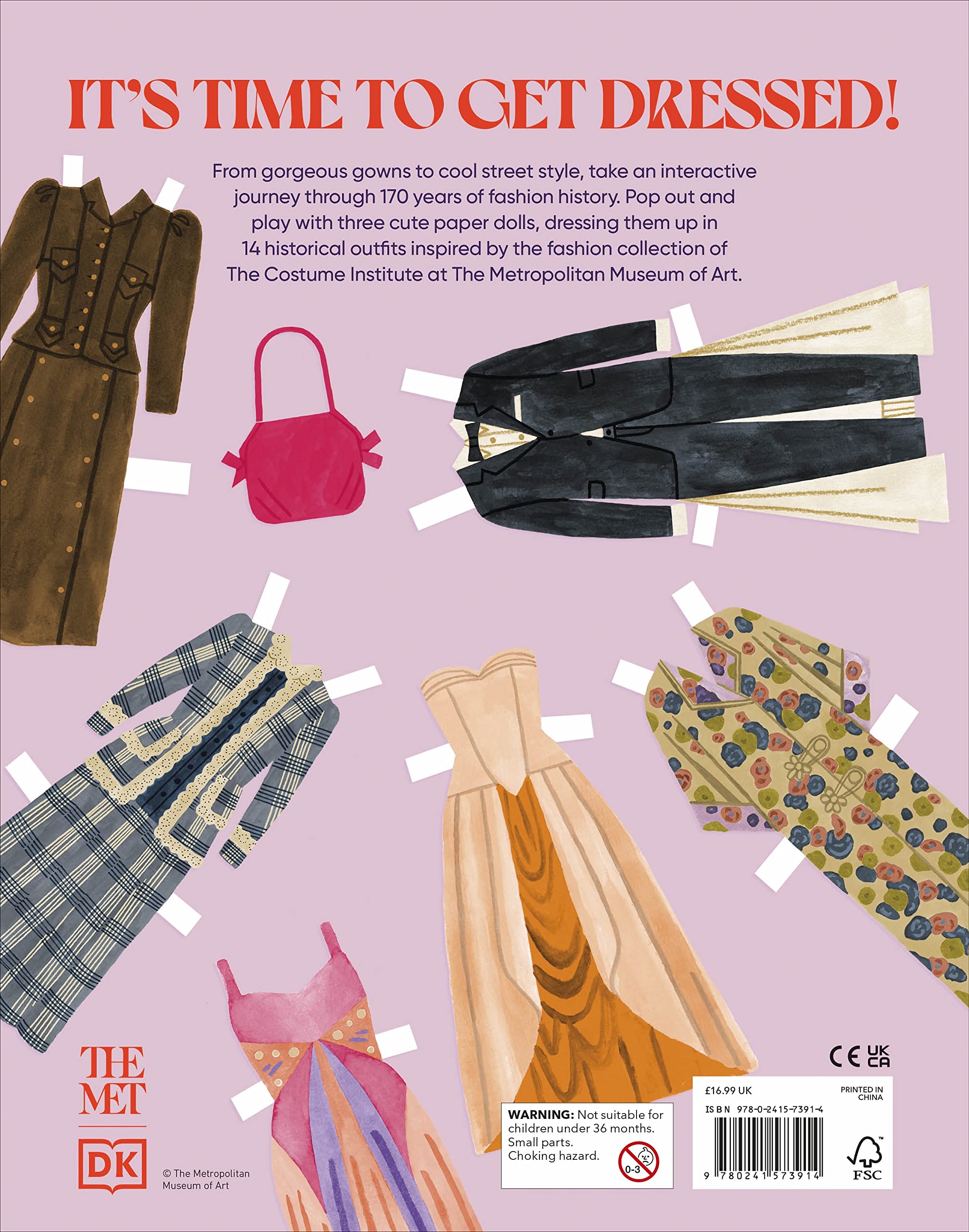 The Met Dress Up Paper Dolls: 170 years of Unforgettable Fashion from The Metropolitan Museum of Art’s Costume Institute