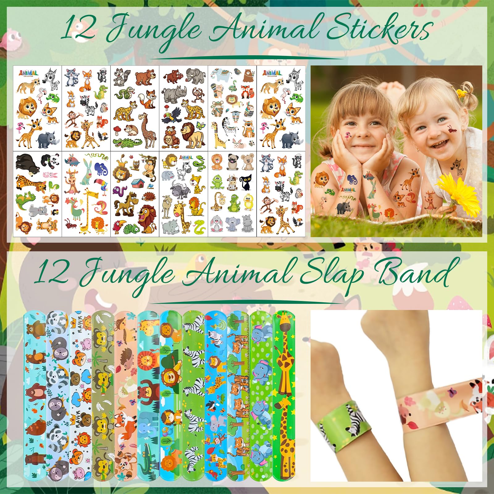 Kit Festa A Tema Gatto Per Bambini - 12 Sacchetti Regalo, Braccialetti, Portachiavi E Adesivi - Foto 10