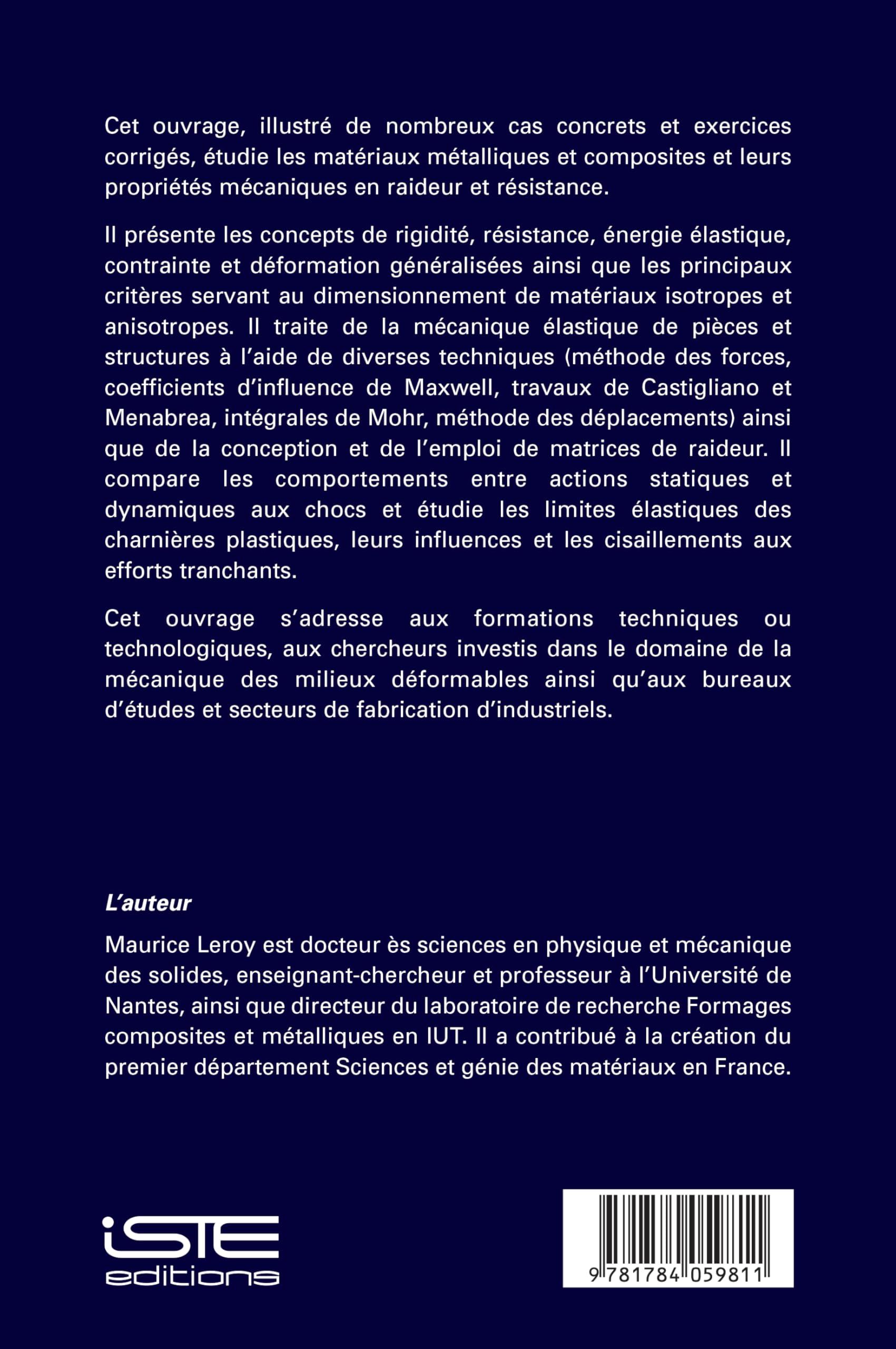 Rhéologie, comportement physique et mécanique de matériaux: Volume 3, Rigidité et résistance de matériaux, dimensionnements, pièces et structures