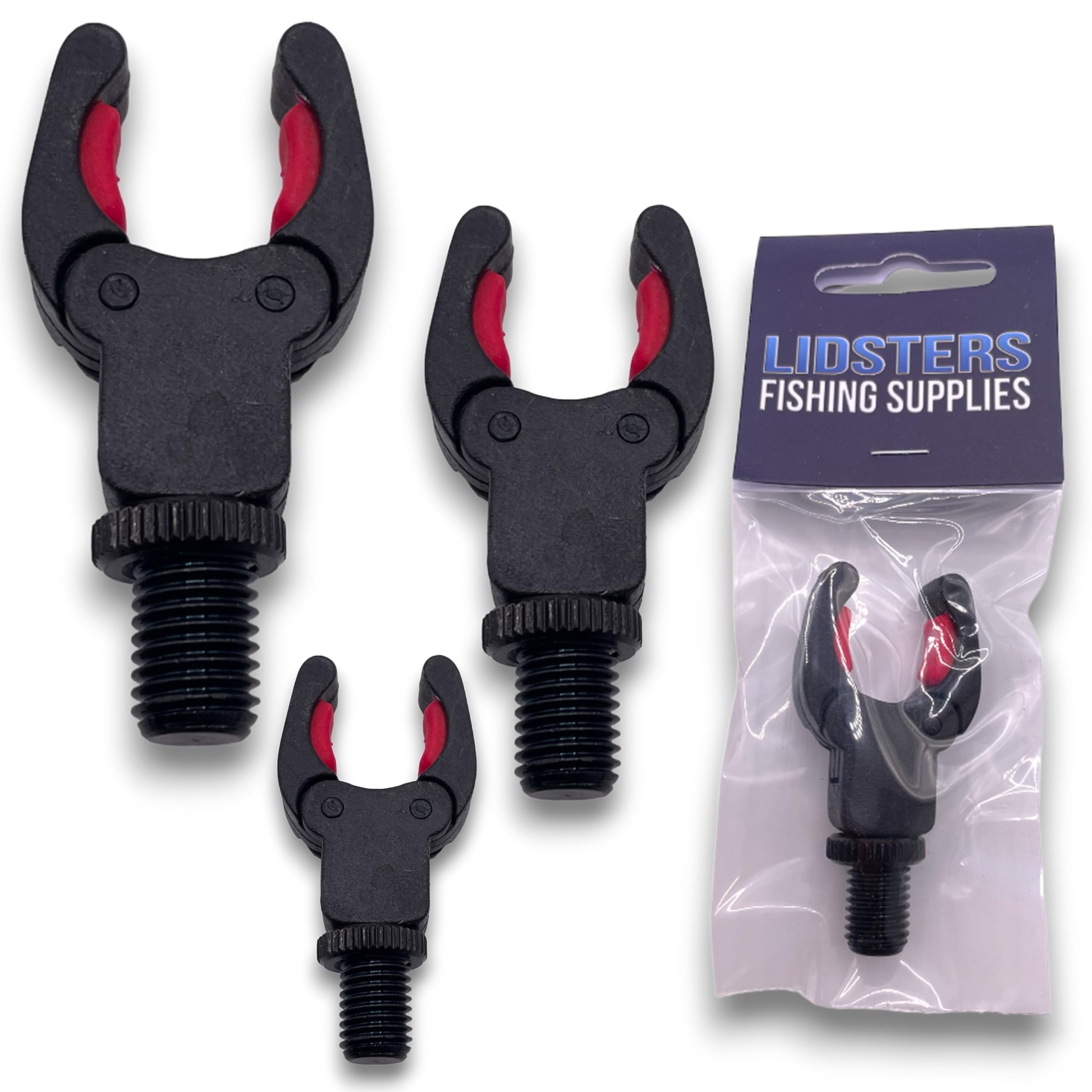 LFS RED Rod Rests Self Adjusting Secure Rod Back Butt Rest Carp Coarse Fishing Tackle (2)