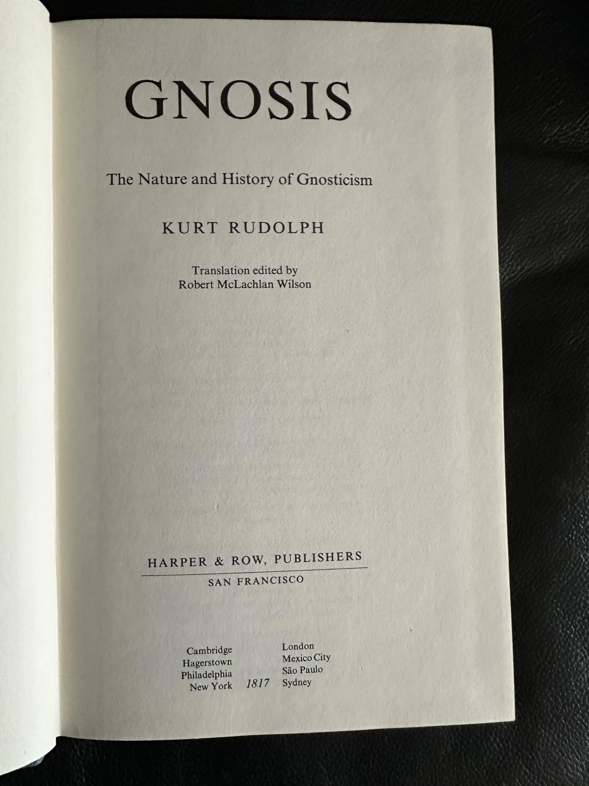 Gnosis: The Nature and History of Gnosticism
