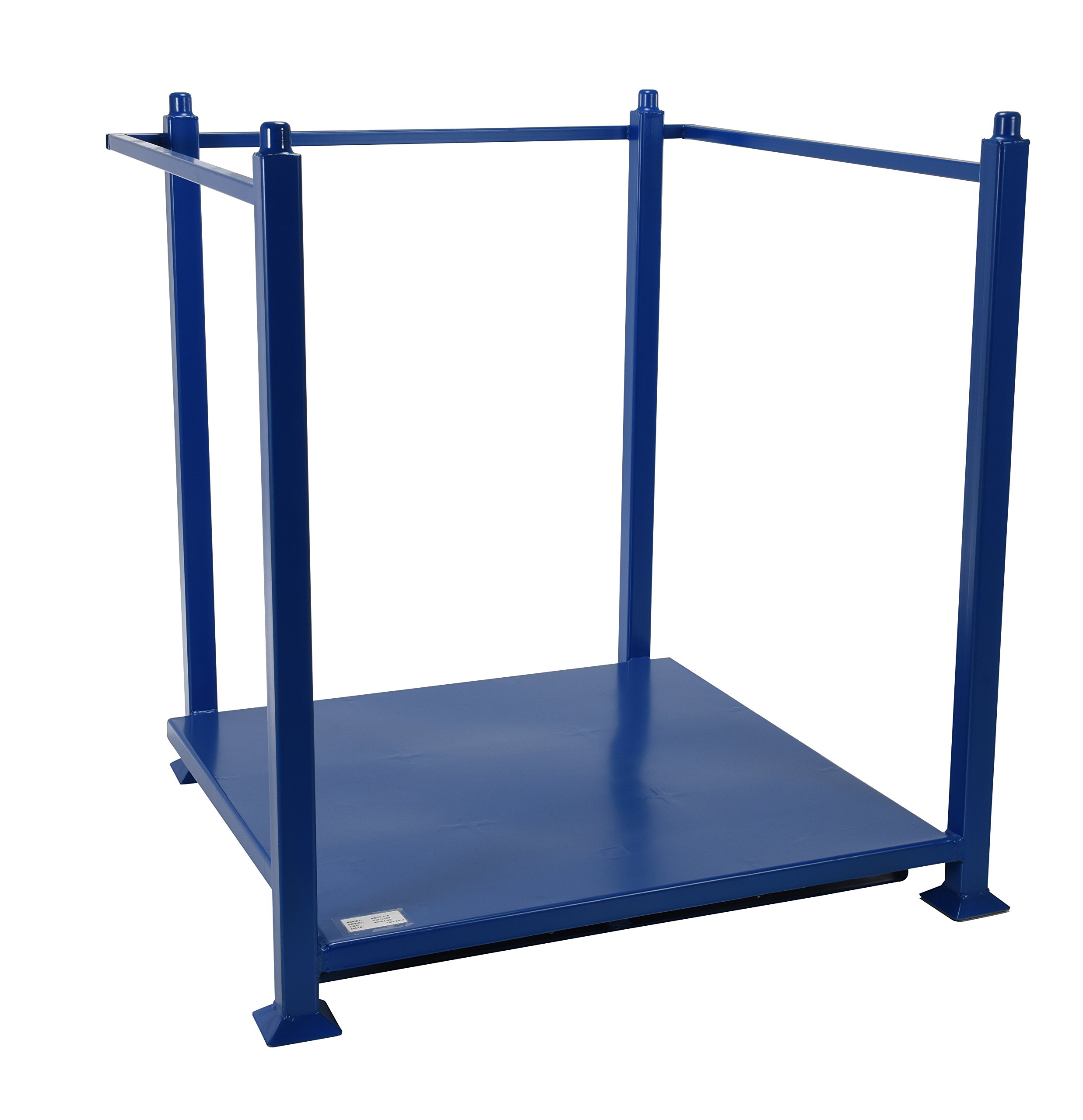 Vestil NEST-210 Inter Nestable Stackable Rack, Blue