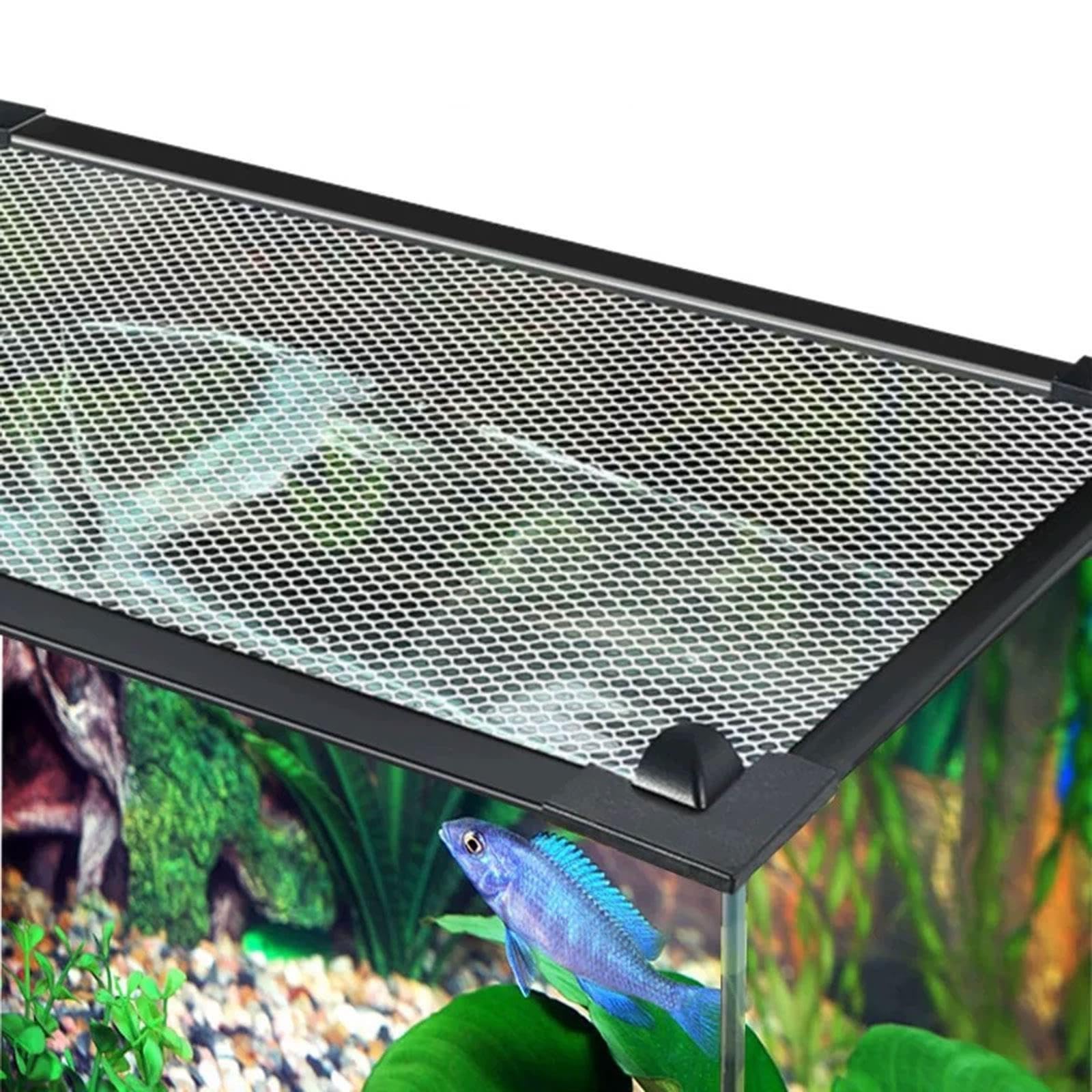 Coperchio per Acquario Fai da Te, Rete Magnetica Anti-Salto