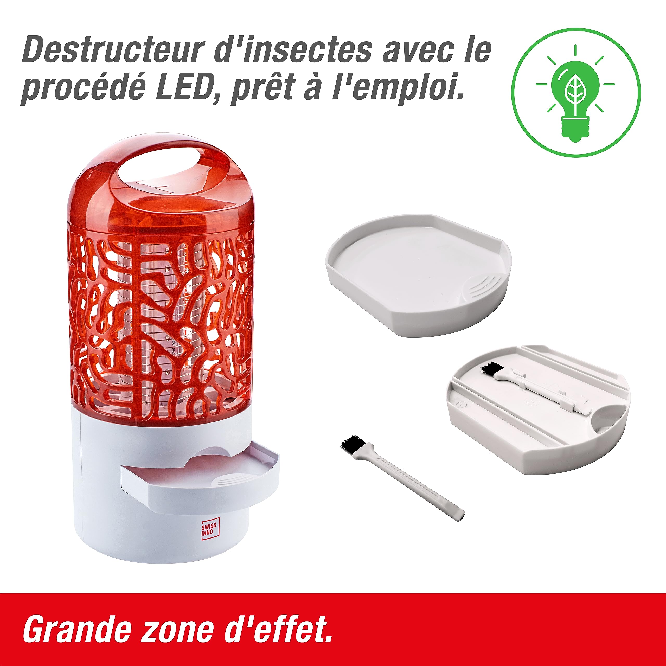 SWISSINNO Destructeur Insectes électrique LED 10W piège Anti-moustiques