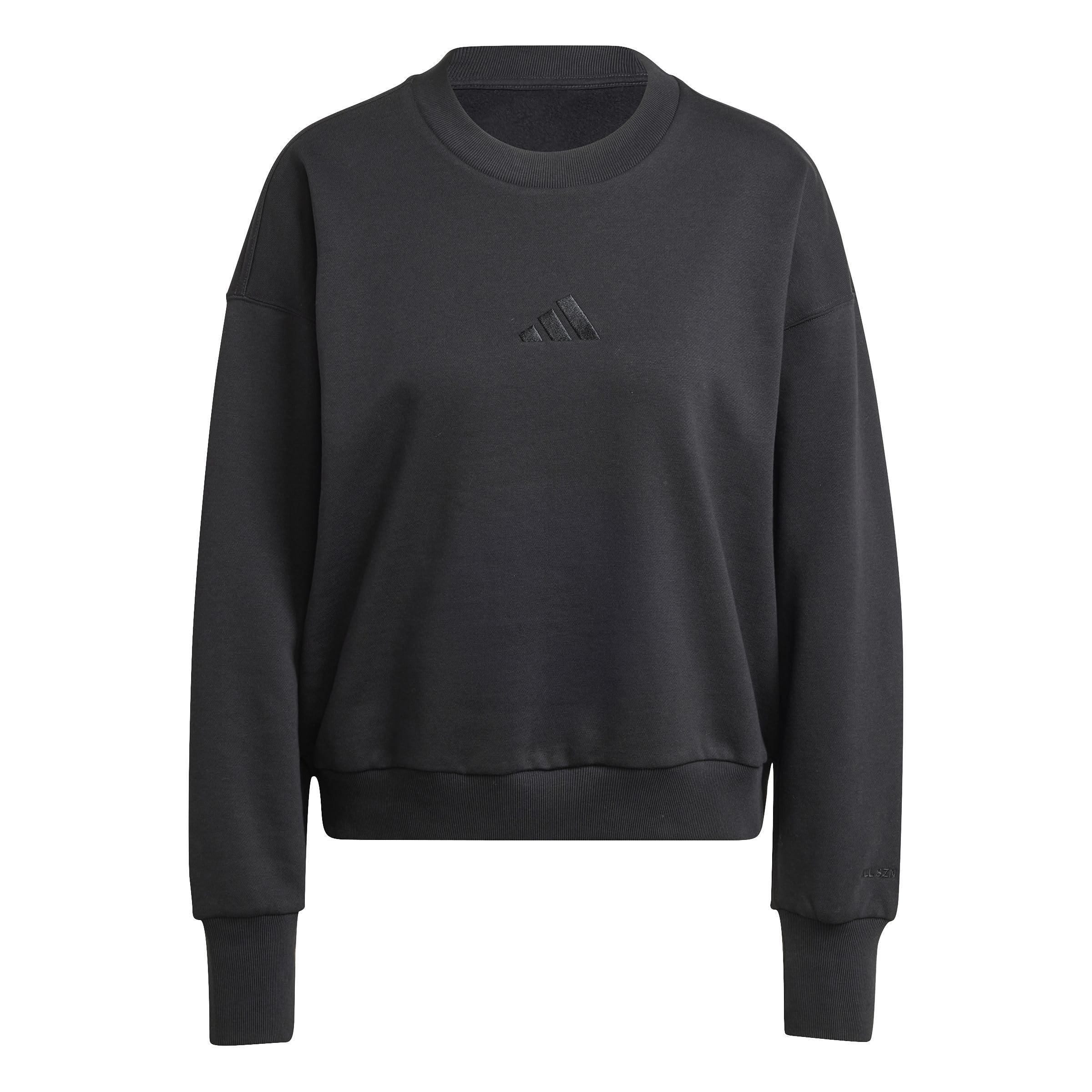 adidas Women's ALL SZN FLEECE LOOSE SWEATSHIRT, black, M