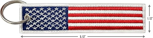 Llavero de bandera con llavero, EDC para motocicletas, scooters, coches y regalos