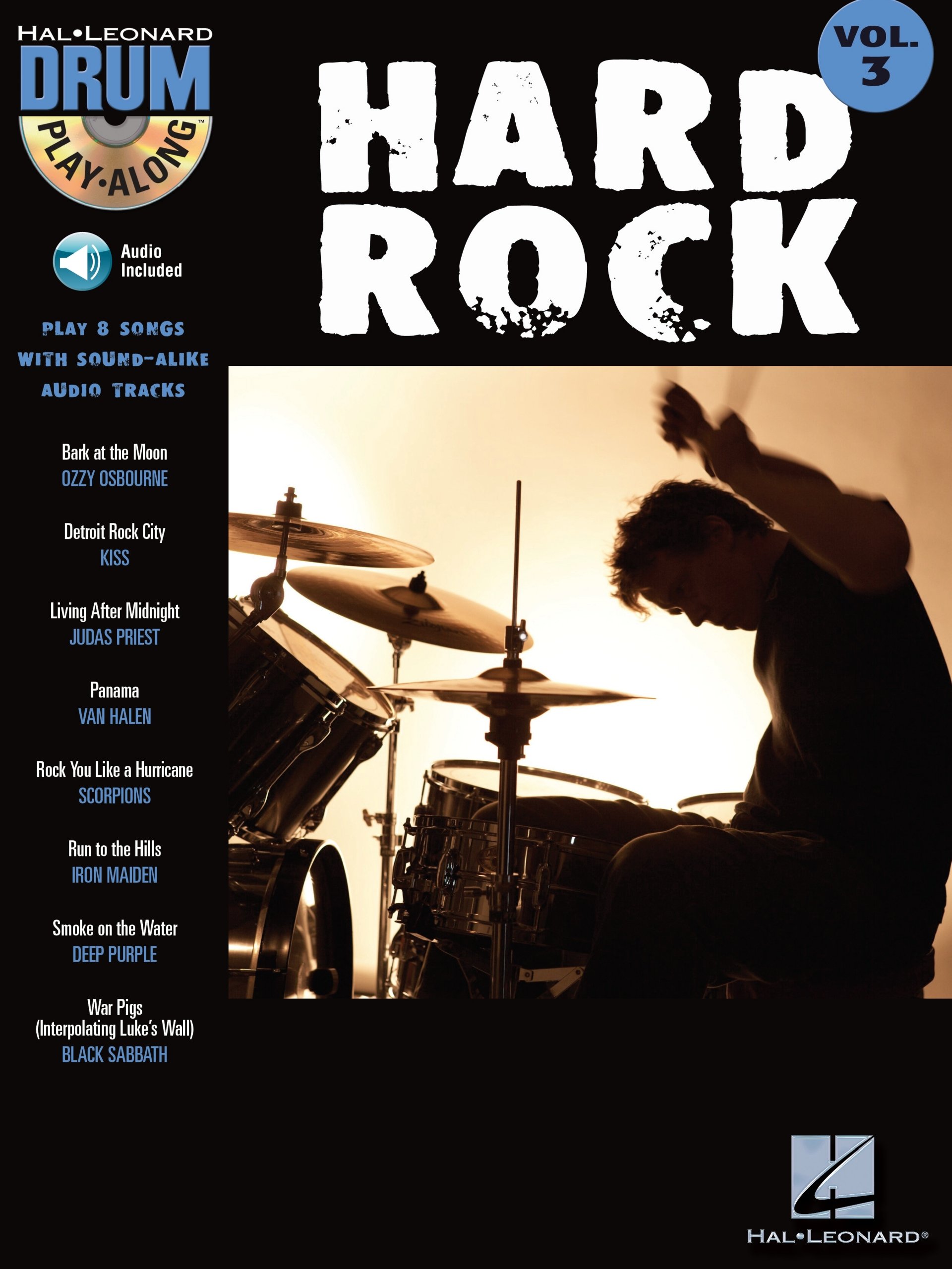 Hard Rock Songbook: Drum Play-Along Volume 3 (Hal Leonard Drum Play-Along)