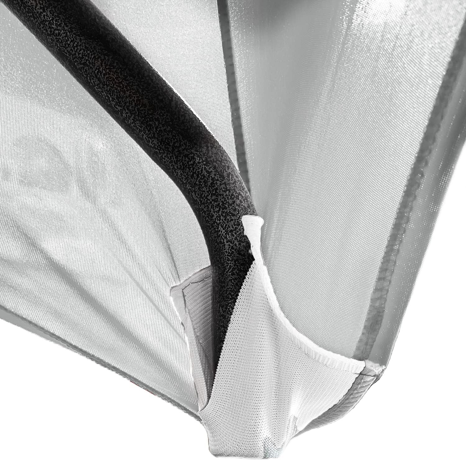 Silver Stretch Spandex Rectangular Table Cover for 6 ft Table