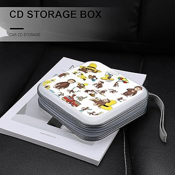 Amazon | Cdケース おさるのジョージ 40枚収納 Dvdケース