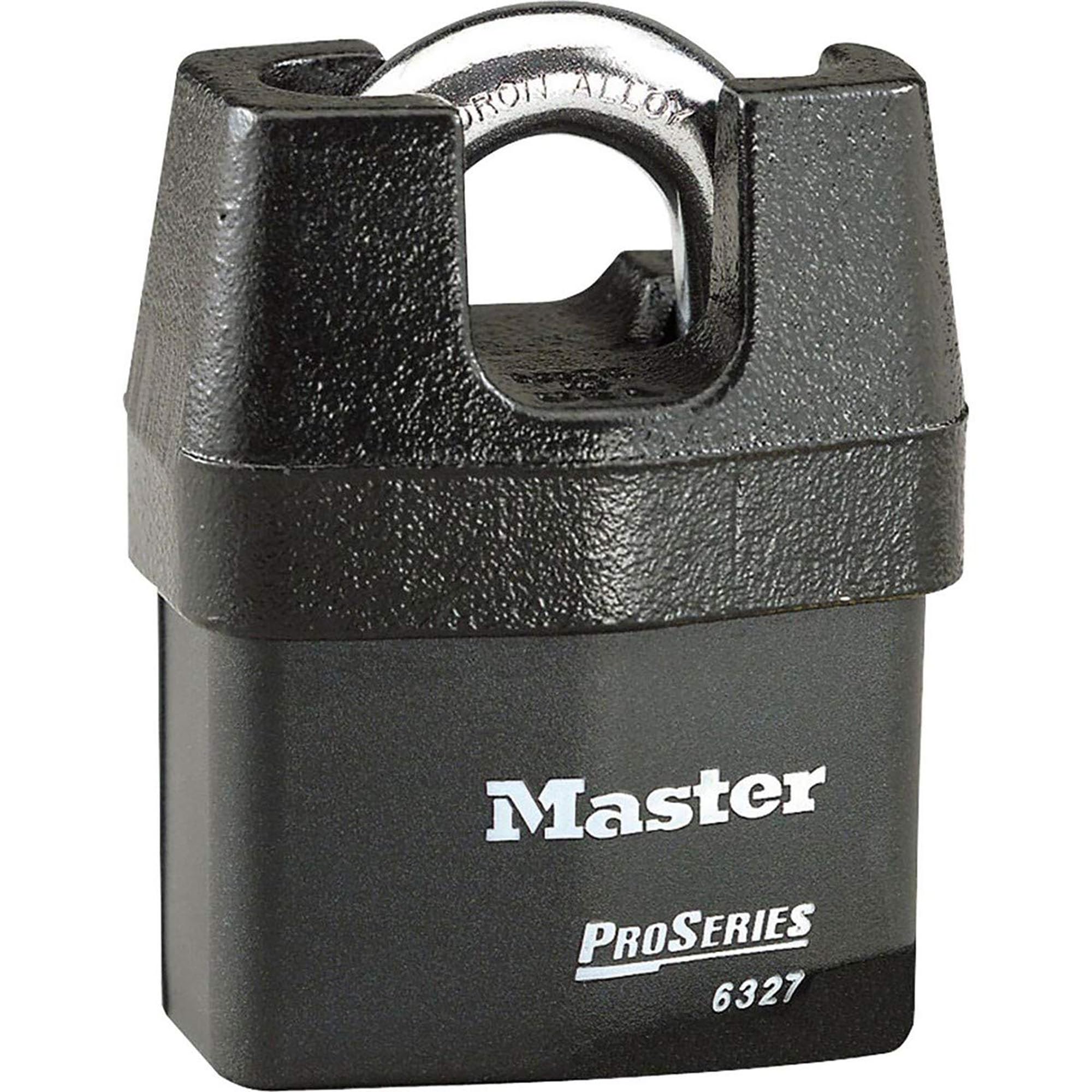 MASTER LOCK Heavy Duty Weatherproof Padlock [CEN Insurance Approved] [Closed Shackle] [Key] [Outdoor] 6327EURDCC – for Transportation and Industrial Applications