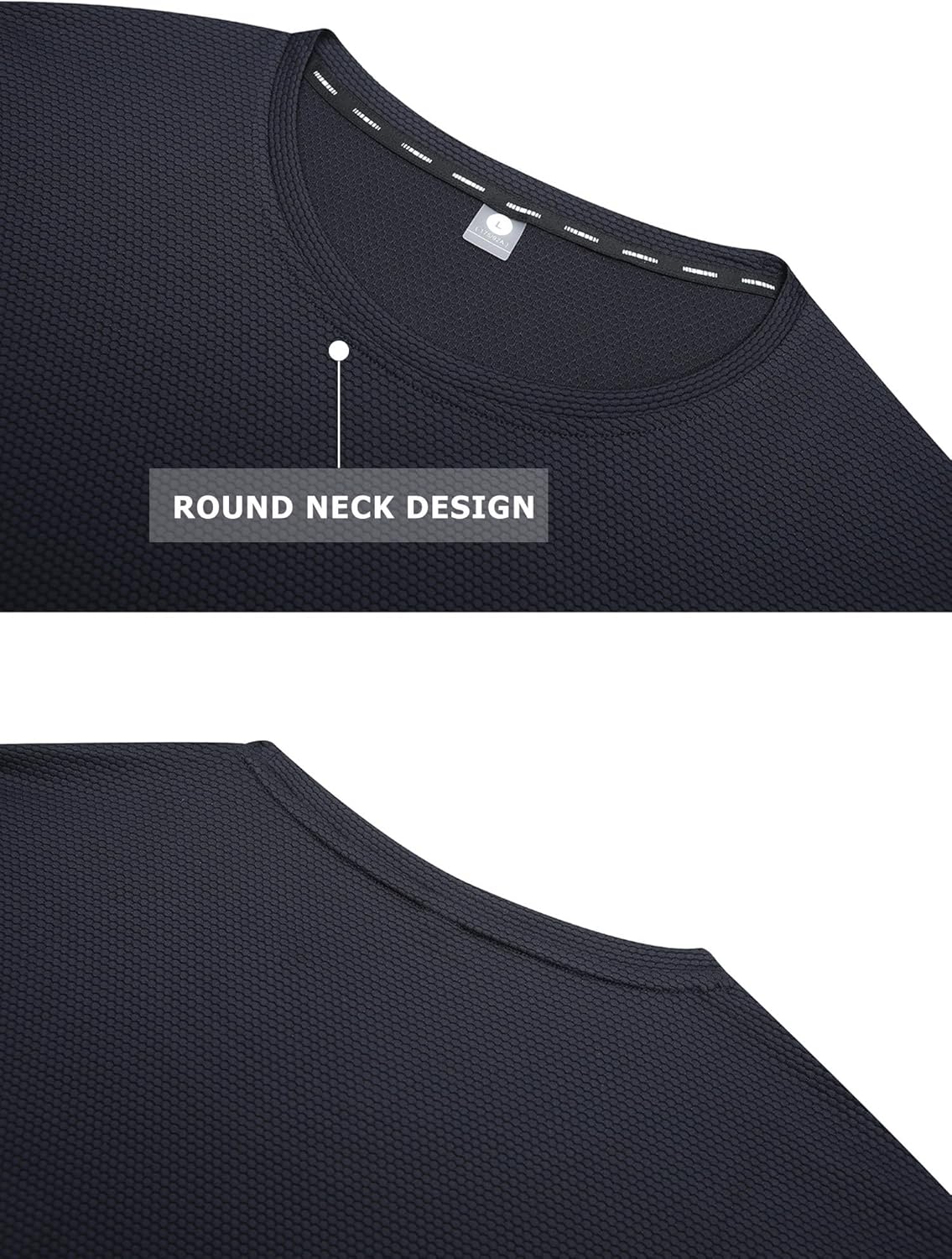 Moisture Wicking Quick Dry Soft Pickleball Workout Hiking Camping Running Shirts for Men Outdoor Sports - Image 6