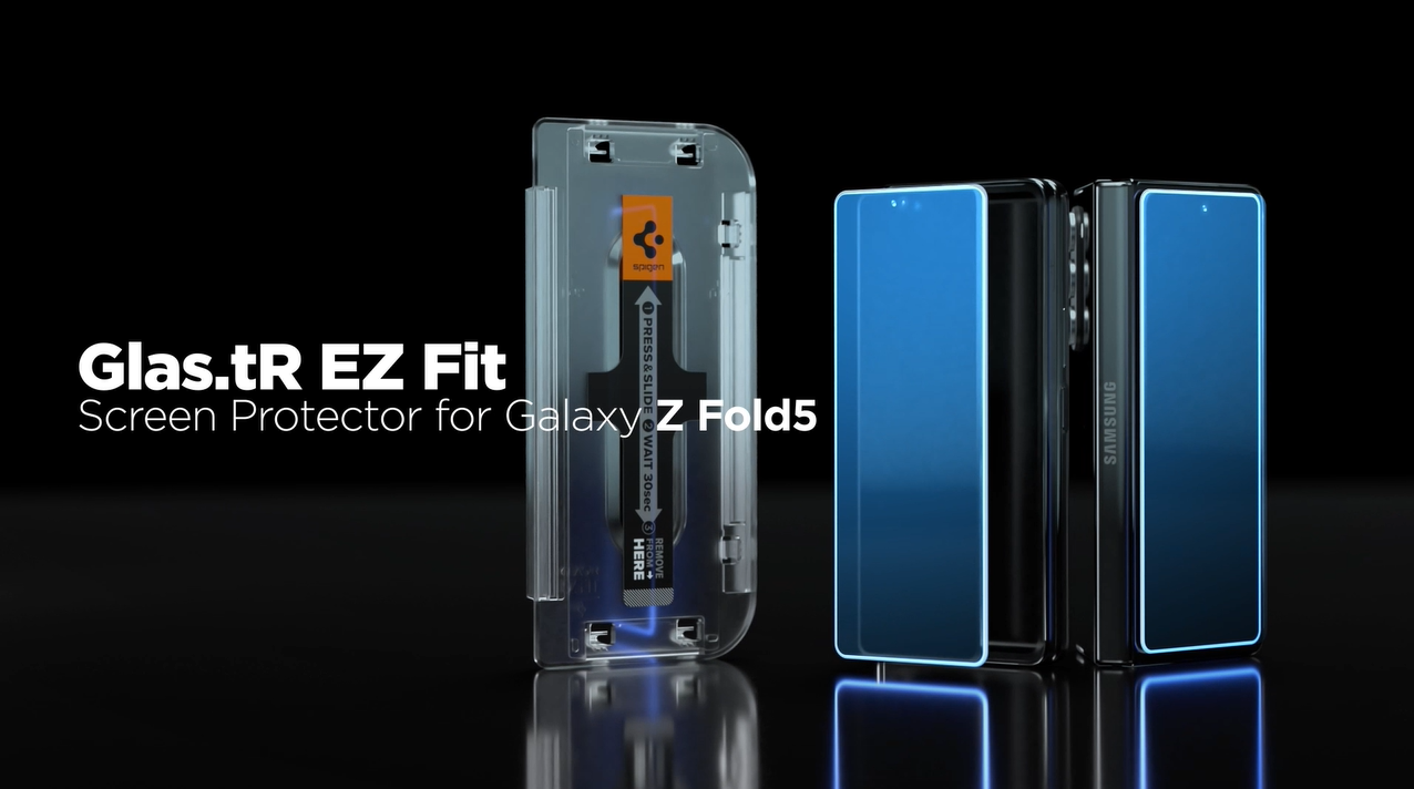 Amazon | Spigen EZ Fit ガラスフィルム Samsung Galaxy Z Fold 5 用