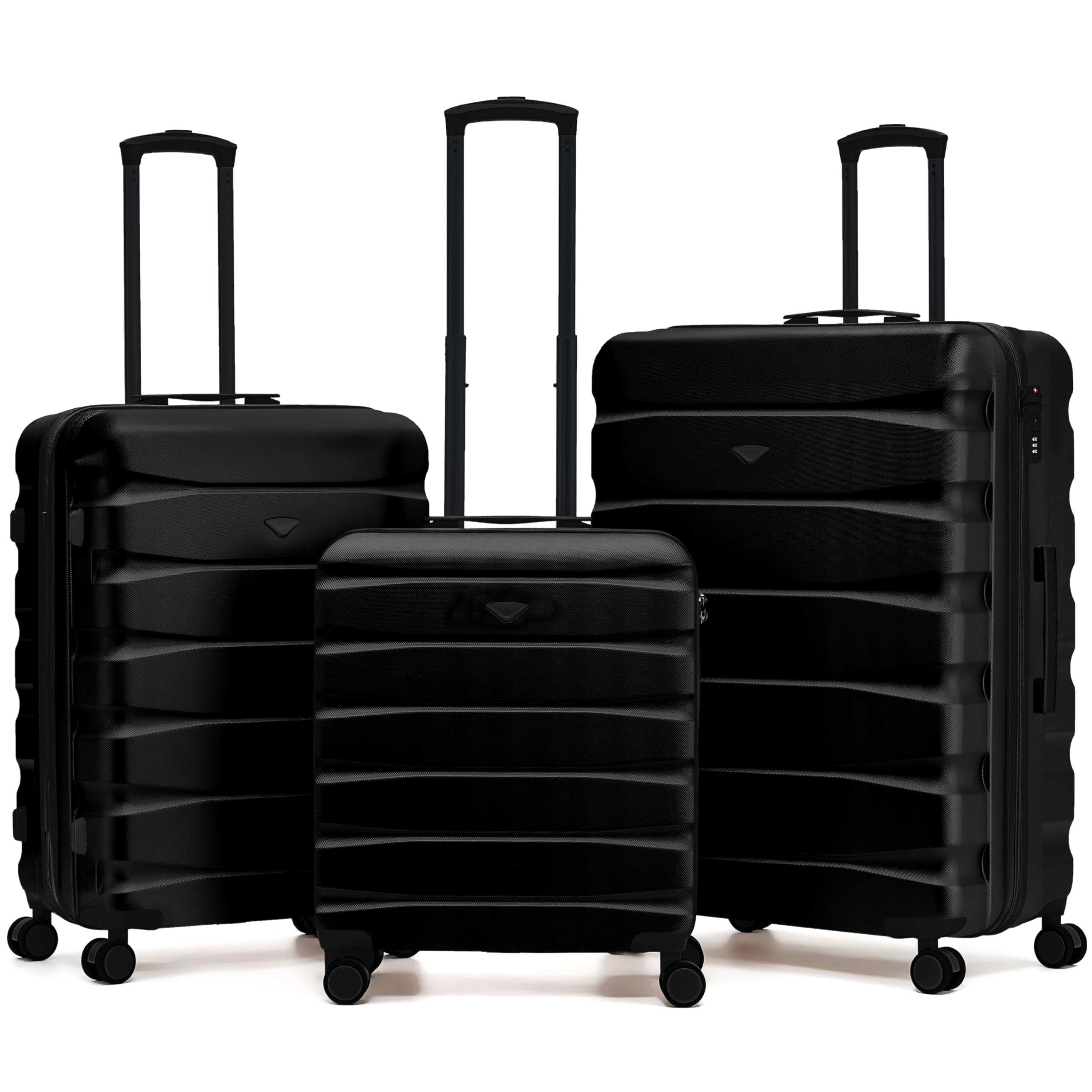 Flight Knight Underseat Cabin Suitcase 45x36x20cm | Free Hand Luggage for EasyJet & Wizz Air | Lightweight ABS Hard Shell with 8 Silent-Glide Spinner Wheels | Max Space Travel Bag — view 205