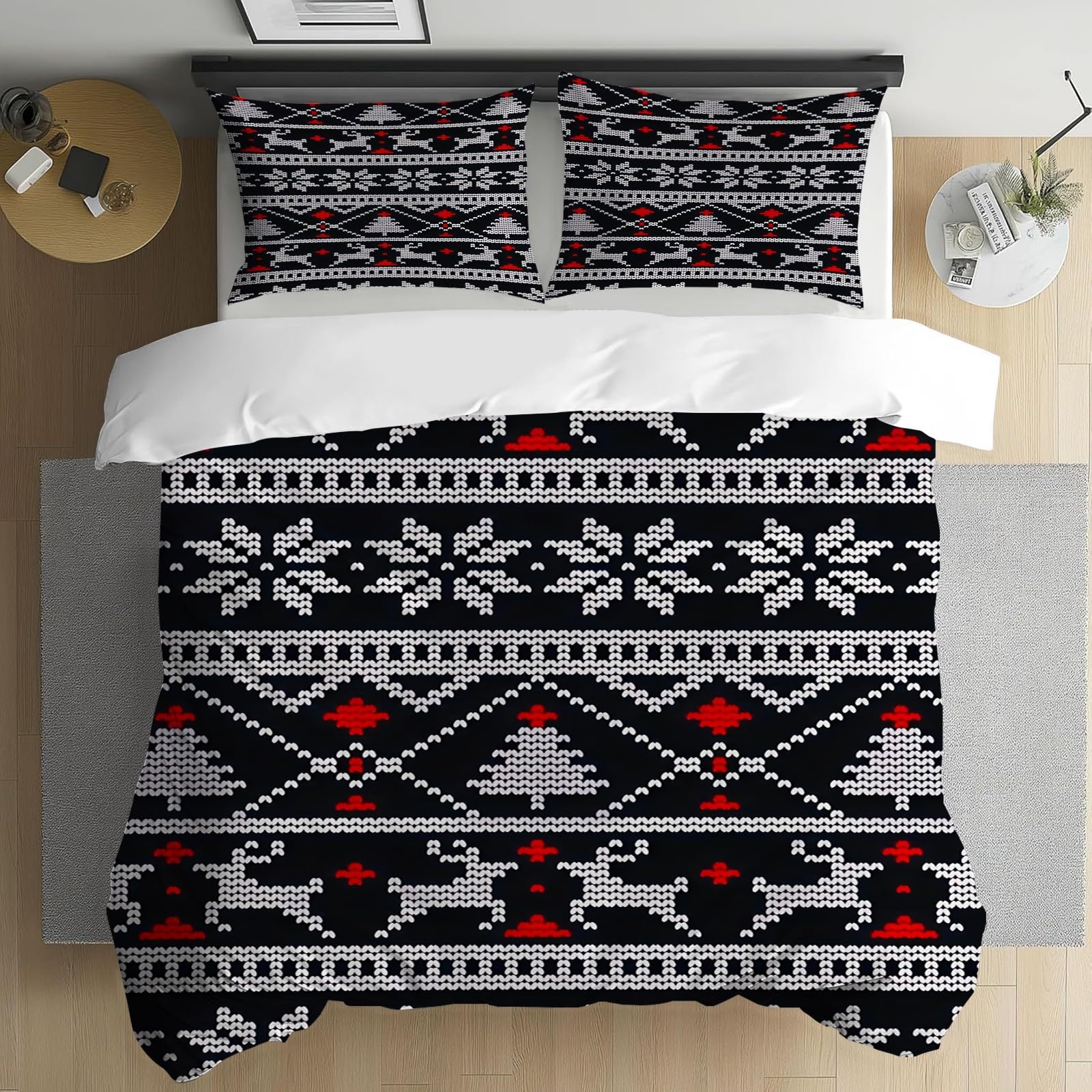 Parure de lit 2 personnes robuste et douce pour éviter le lit froid