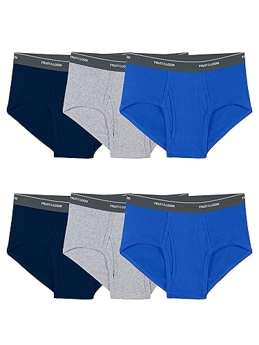Calzoncillos de Hombre Fruit of the Loom, Sin etiqueta y transpirables, Multipacks de colores surtidos