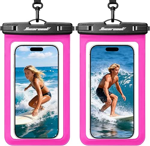 Hiearcool Waterproof Phone Pouch,Waterproof Phone Case for iPhone 17 16