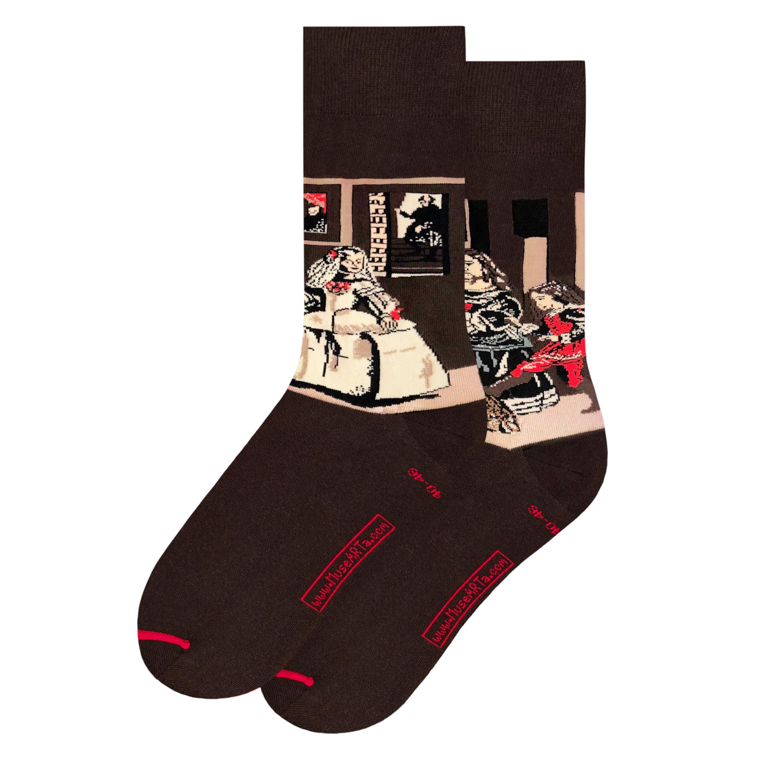 MuseARTa Diego Velázquez Socks, Brown, 36-40