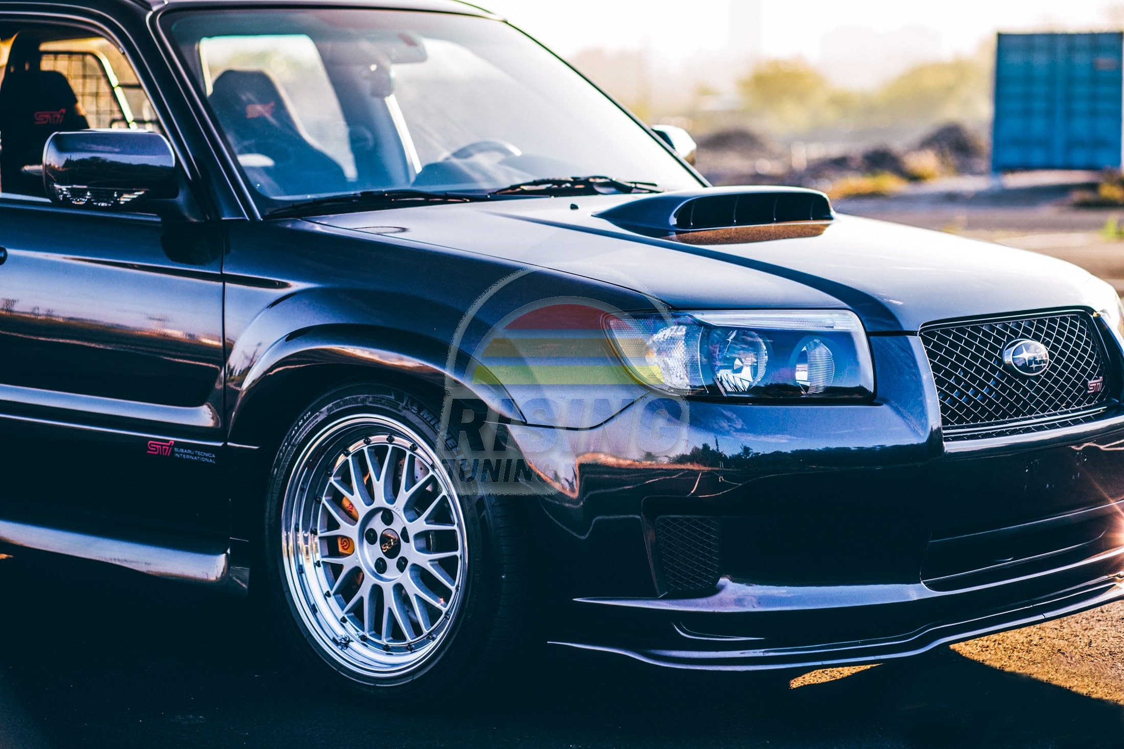 フォレスターSG系　オーバーフェンダー　フェンダーフレア　WRブルー Amazon.co.jp: RisingTuning フェンダーフレア スバル フォレスター SG