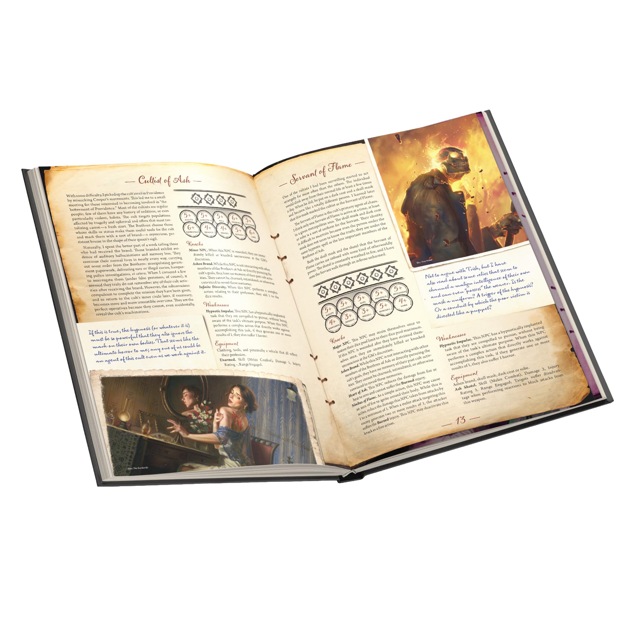 Arkham Horror The Roleplaying Game The Thompson Files - Bestiario narrativo e guida ai mostri, 96 pagine con copertina rigida per GMS e giocatori, età 14+, 2-6 giocatori, 1+ ora di riproduzione