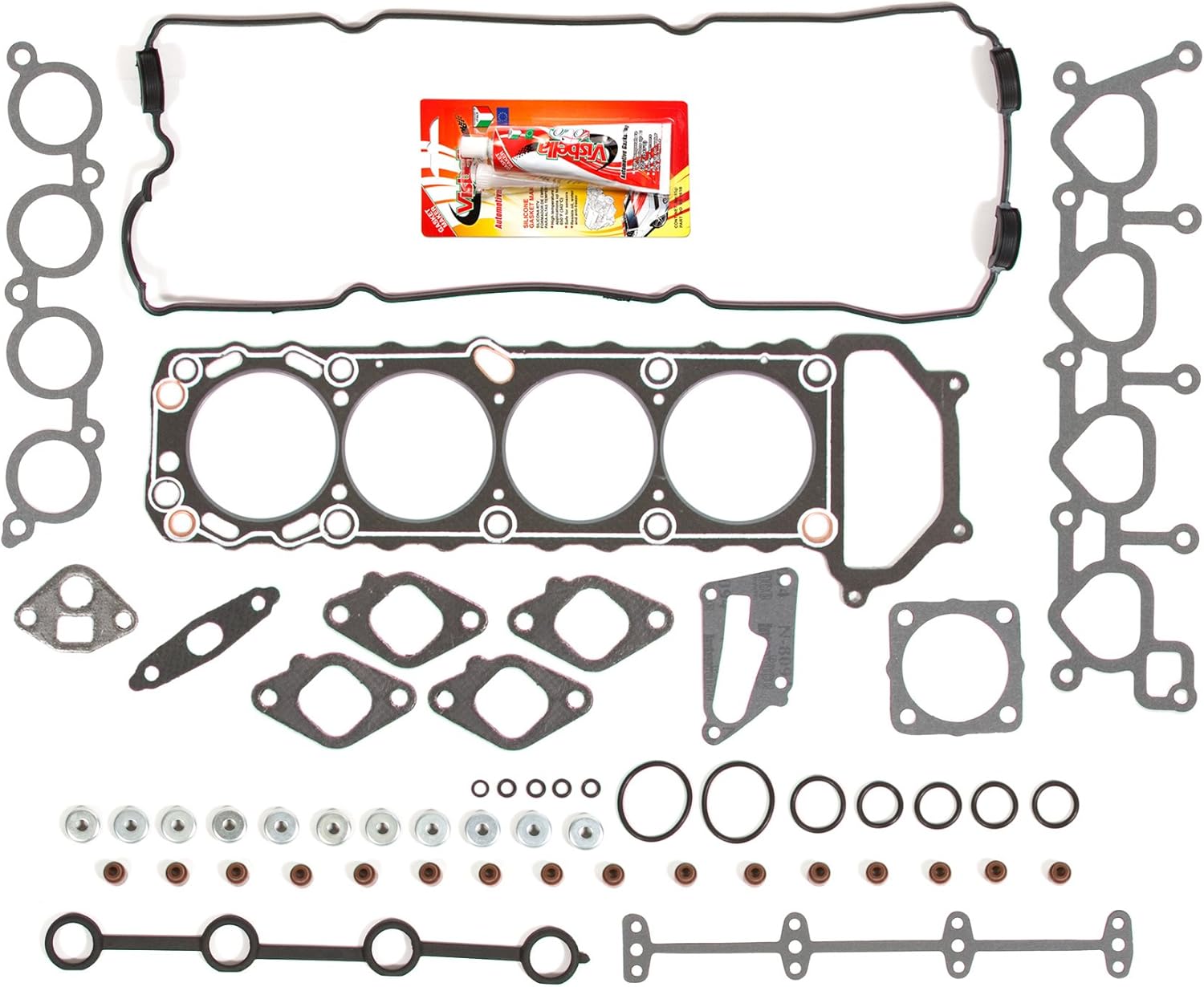 Compatible With 93-01 Nissan 2.4 DOHC 16V KA24DE Head Gasket Set
