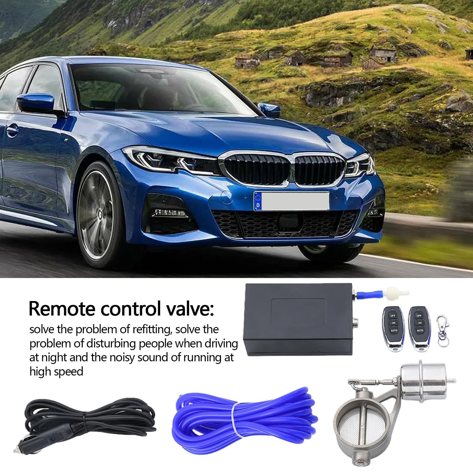 Tubo de escape del automóvil, válvula de corte de escape Productos de | Productos de emisión y escape, sistemas, válvulas de admisión del motor, acero inoxidable, impermeable
