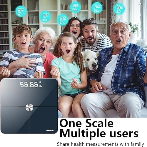 Miniatura 3 de Báscula digital de baño, báscula de pesaje para peso corporal, báscula digital para peso corporal, báscula de peso, báscula digital de peso, báscula