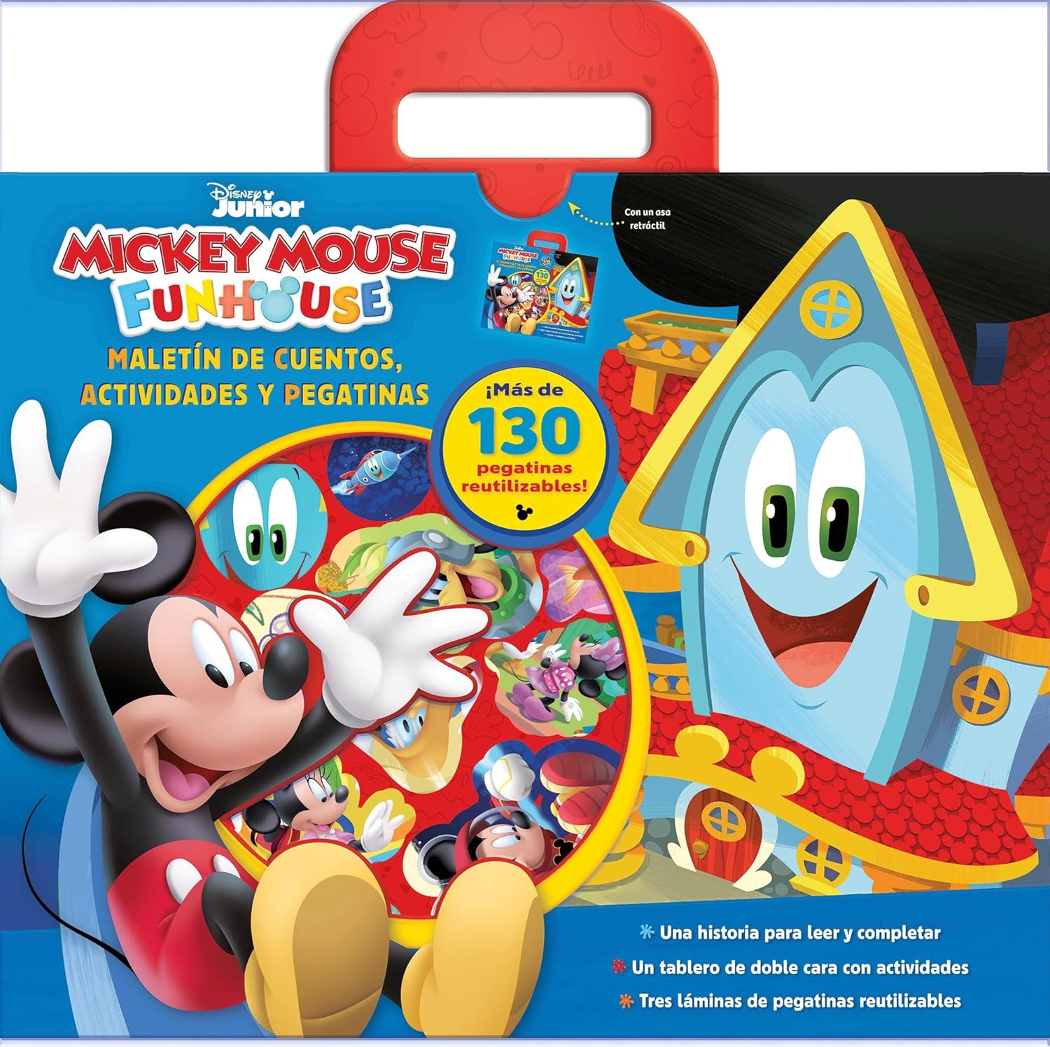 Amazon.com: Mickey Mouse Funhouse. Maletín de cuentos, actividades y ...