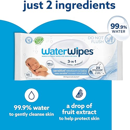 Miniatura 4 de Toallitas Húmedas para Bebés WaterWipes 852401006026 Blanco 1 12