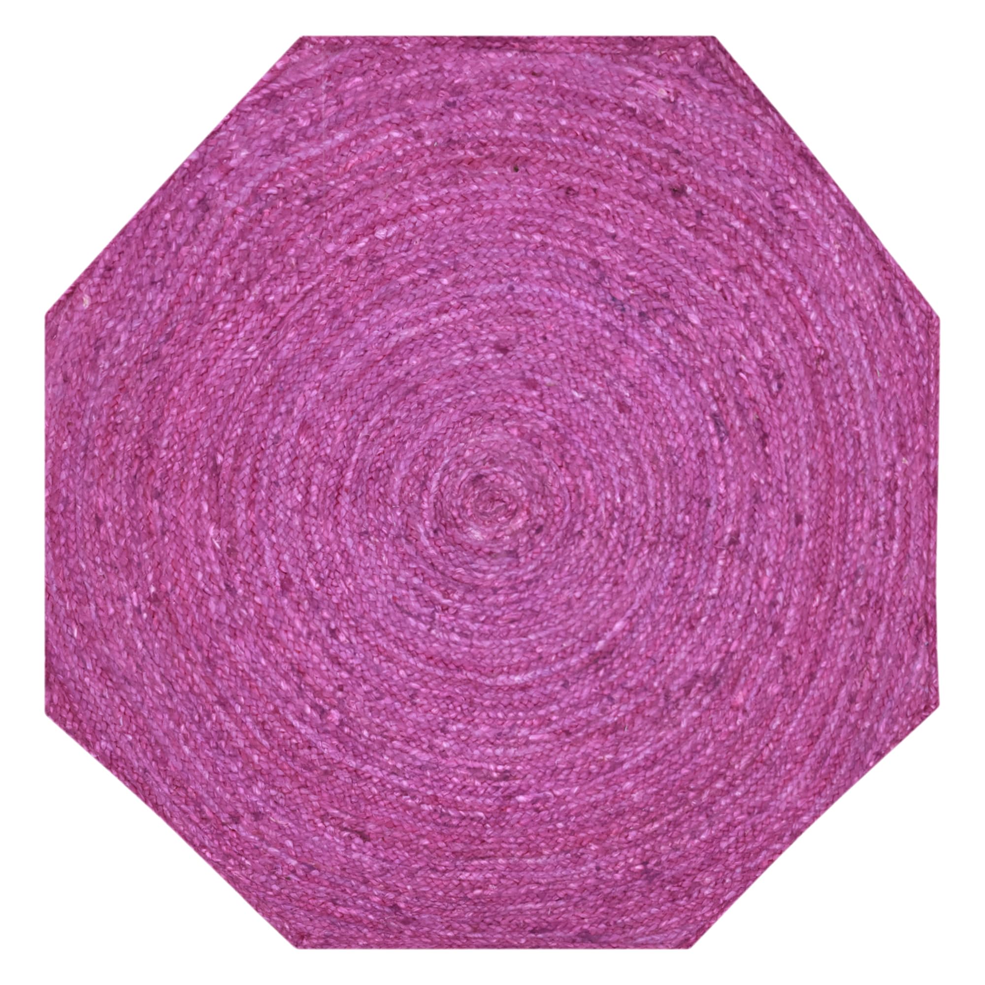 Tapis d'intérieur et d'extérieur en jute rose 0,9 m