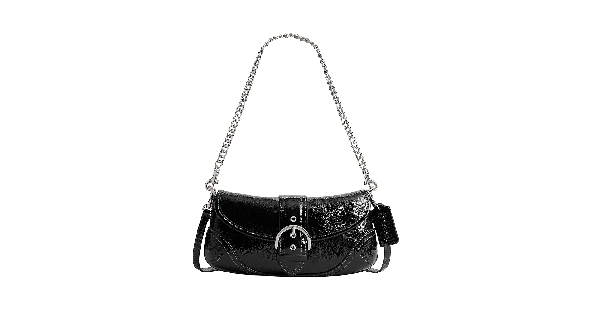 Crinkle Patent Leather Soho Bag 25: Handbags: Amazon.com