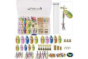 Dovesun Spinner Making Kit, 228pcs Premium Inline Spinners Kit