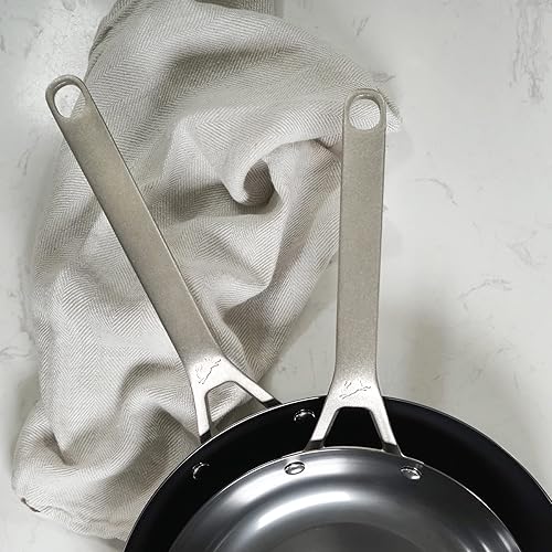 Miniatura 6 de Sartén NITRI-BLACK de acero al carbono de 12 pulgadas, lista para inducción, serie Voyage