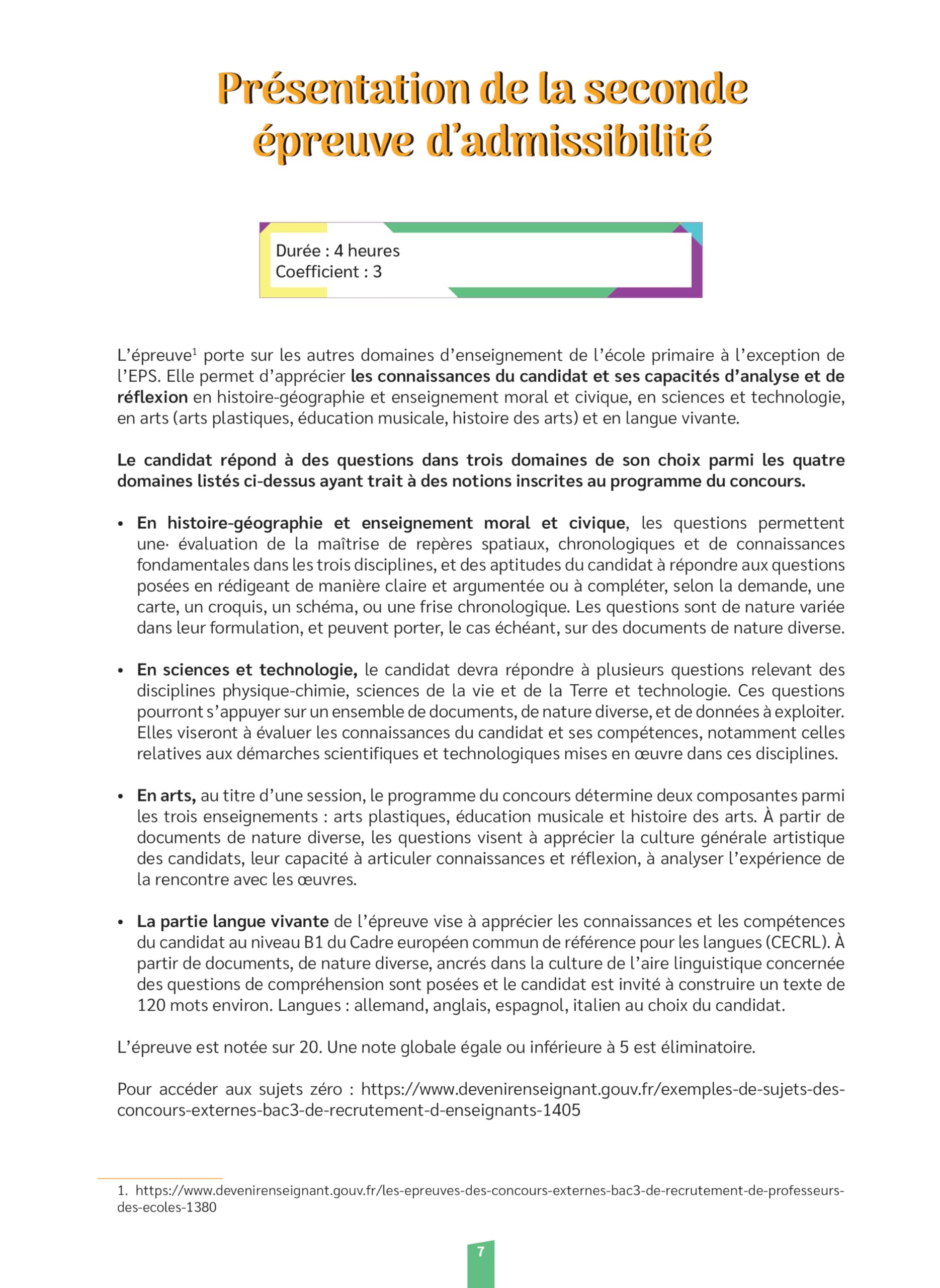 Réussir mon CRPE Mon cahier d'entrainement 2me épreuve écrite d'amissibilité L3 - 2026 2027