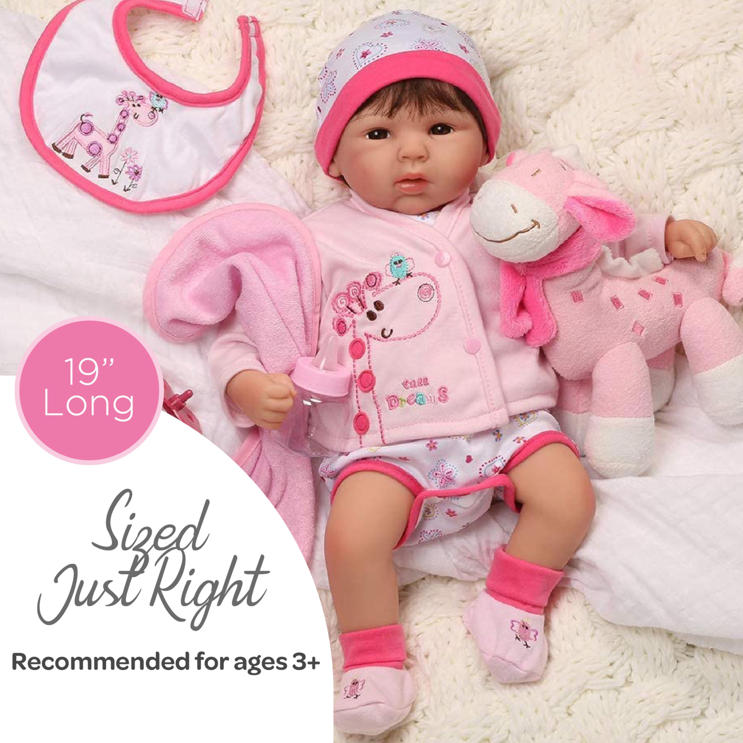 Paradise Galleries19 Inch Realistic Reborn Baby Girl Doll With