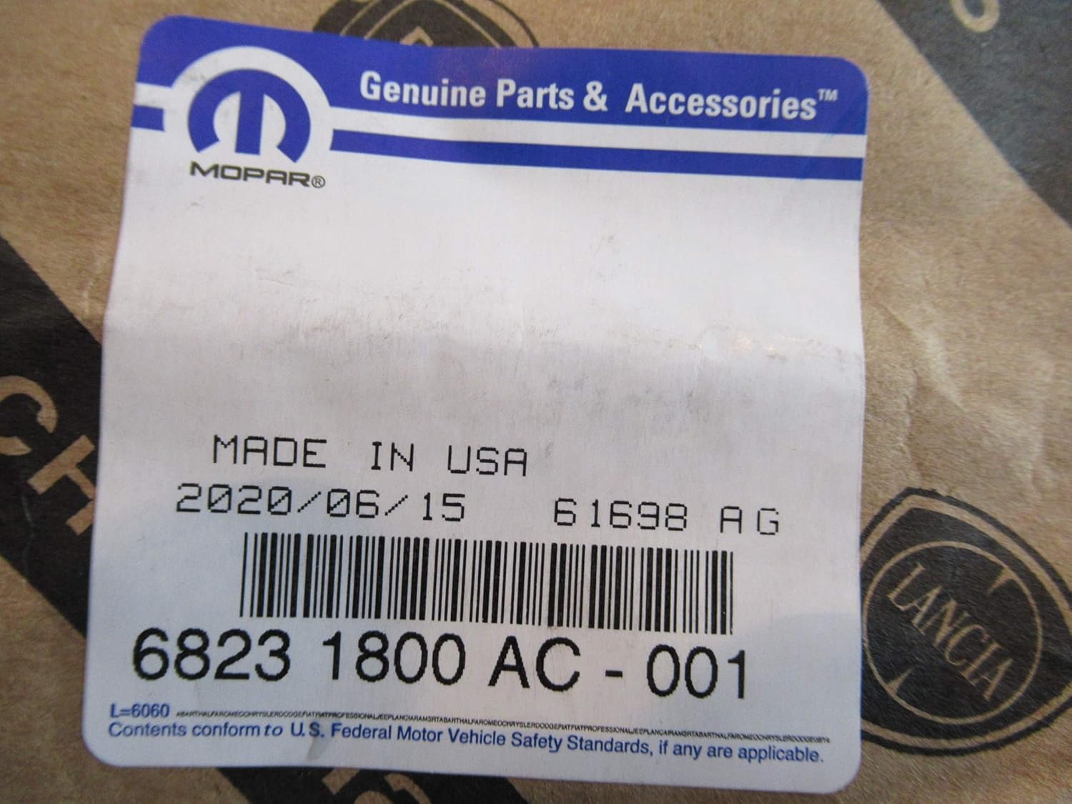 2015-2019 Chrysler 300 Chrome Chrysler Winged Front Grille Emblem New Mopar OEM