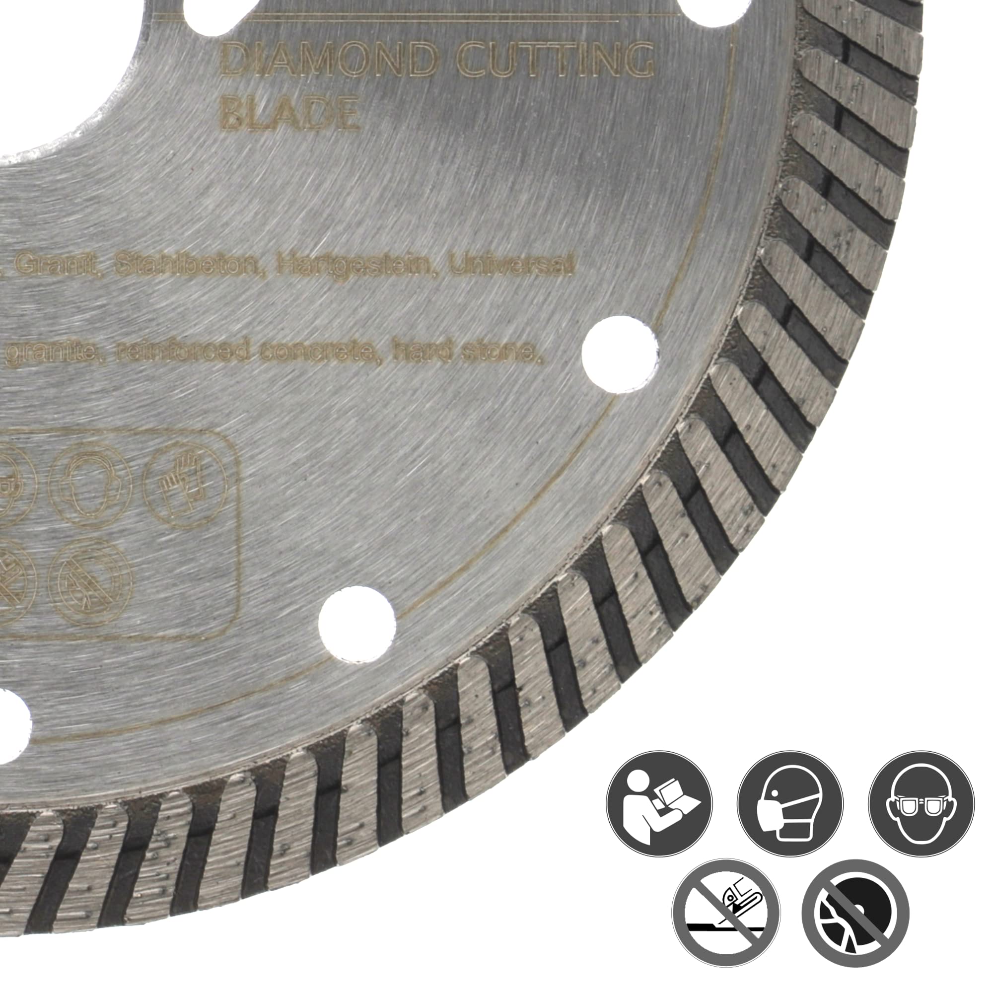 PRODIAMANT Diamentowa tarcza do cięcia 150mm 27mm Turbo Premium do betonu muru zbrojonego