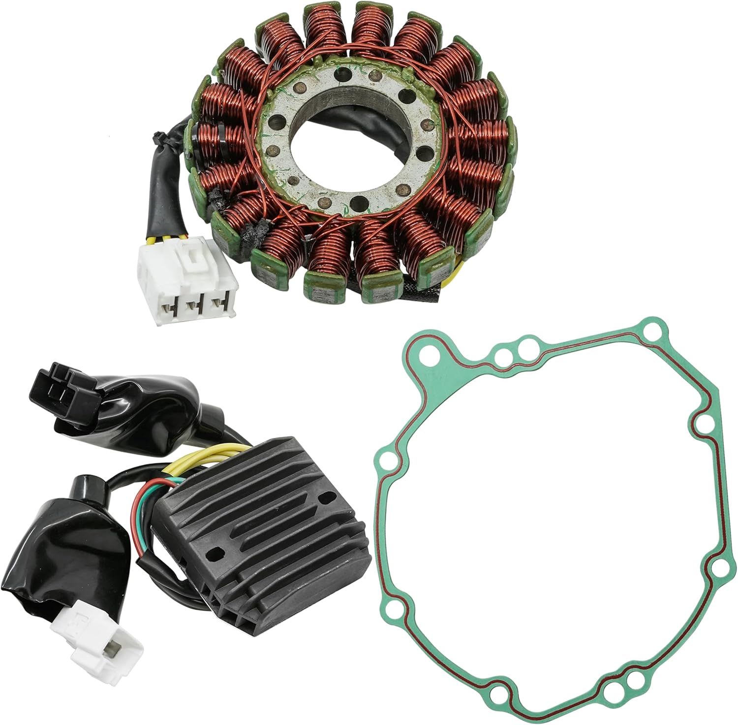 Caltric Stator & Regulator Rectifier & Gasket Compatible With Honda Cbr1000Rr Cbr-1000Rr Cbr1000 Rr 2006 2007