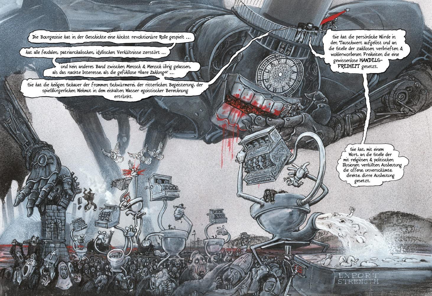 Das kommunistische Manifest: Die Bibel des Kommunismus als moderne und lebhafte Graphic Novel: Die Bibel des Kommunismus als Graphic Novel