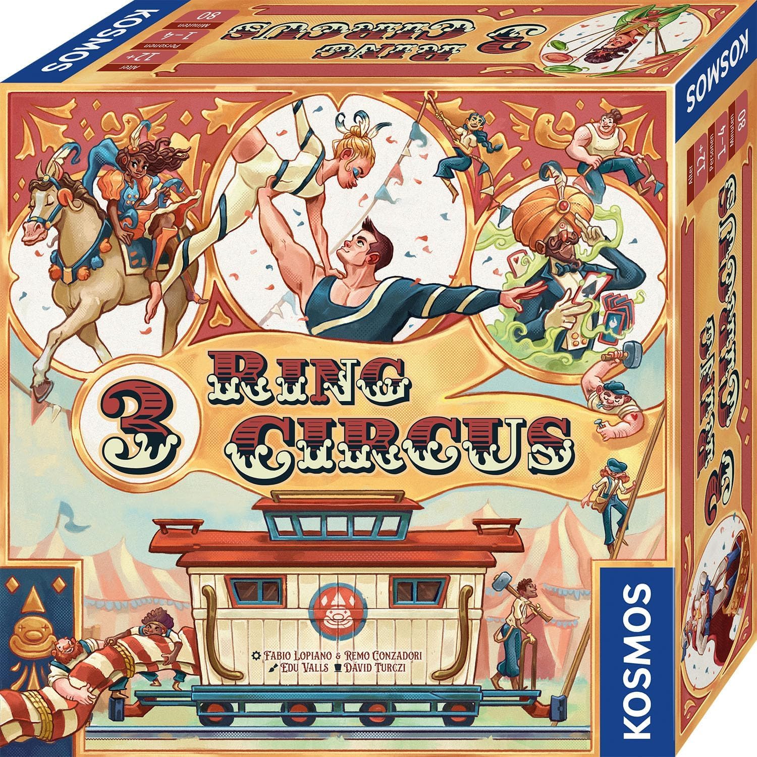 Blue Orange Spin Circus – Geschicklichkeitsspiel Für Kinder Ab 4 Jahren (2-5 Spieler)